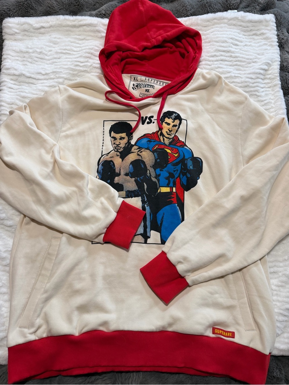 SUPERARE Superman Vs Muhammad Ali Sweatshirt